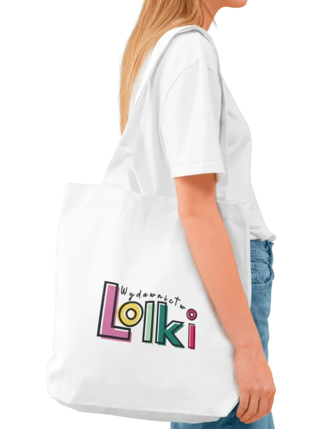Torba materiałowa Wydawnictwo Lolki – Nasze Logo