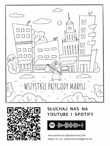 Kolorowanka "Wszystkie Przygody Marysi"