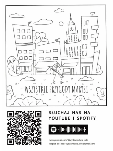 Kolorowanka "Wszystkie Przygody Marysi"